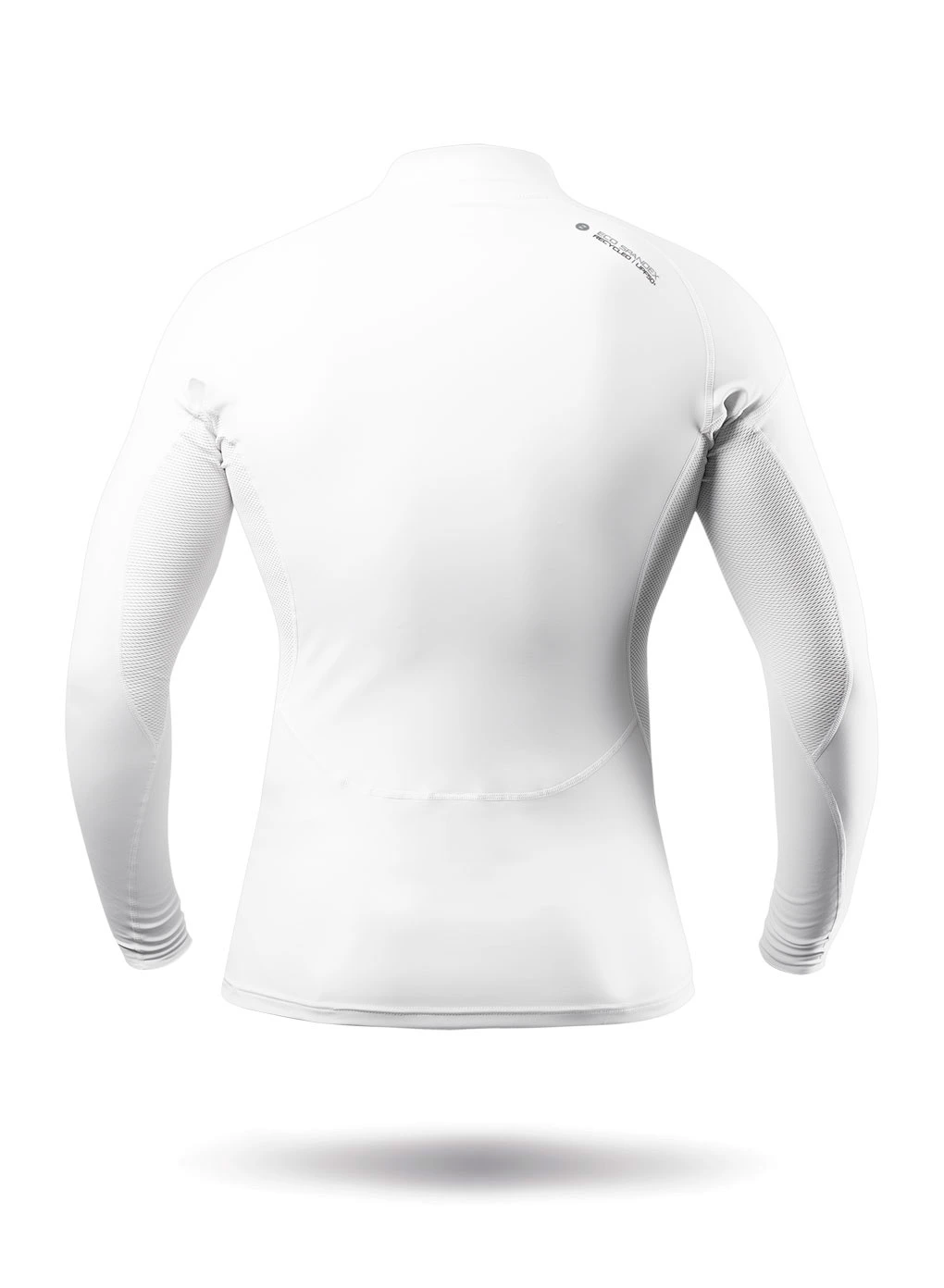 Mens White Eco Spandex Long Sleeve Top - Image 3