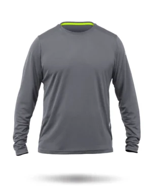 Mens ZhikDry LT Long Sleeve Top Grey