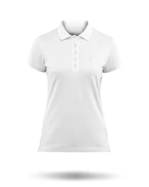 Womens Premium Cotton Polo White
