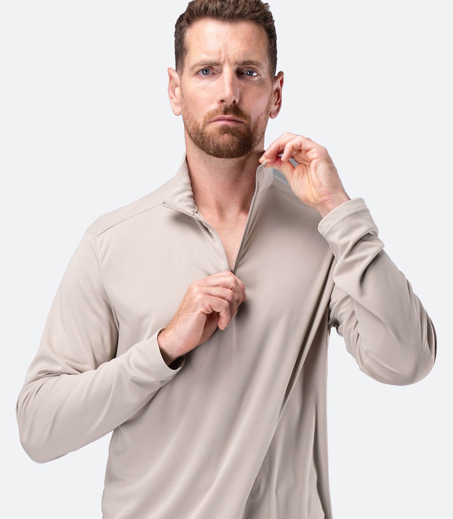 Mens UVActive™ 1/4 Zip Long Sleeve Tech Top - Image 3