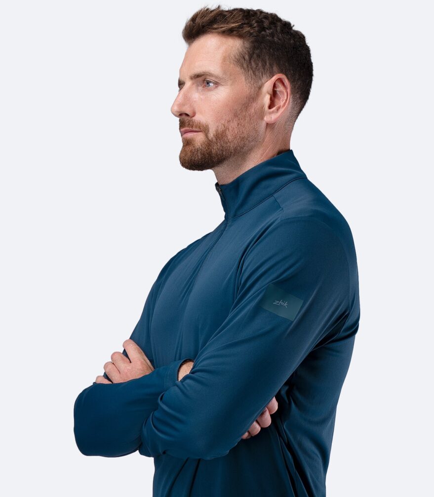 Mens UVActive™ 1/4 Zip Long Sleeve Tech Top