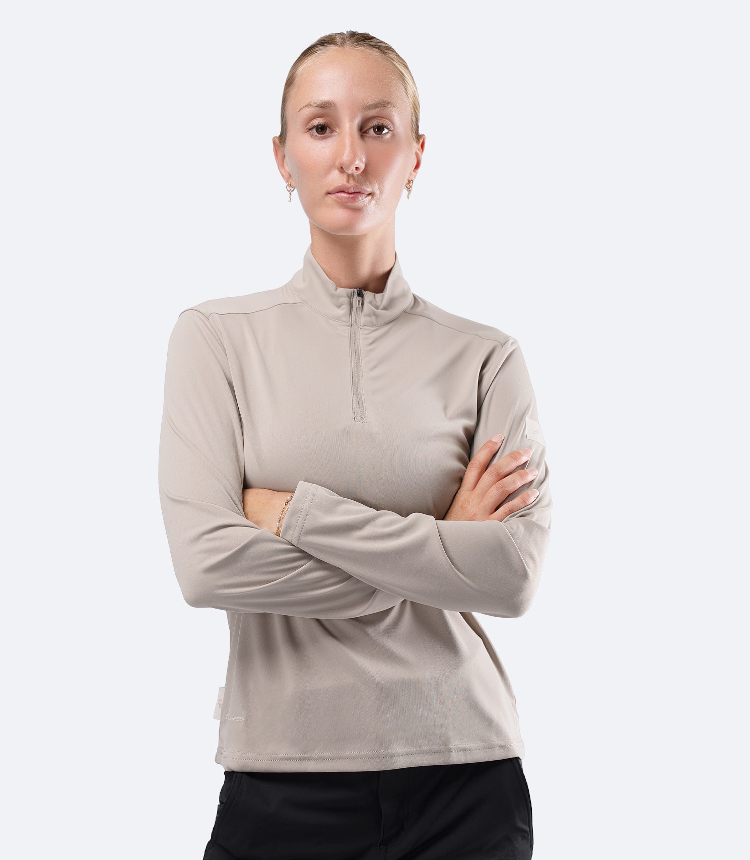 Womens UVActive™ 1/4 Zip Long Sleeve Tech Top
