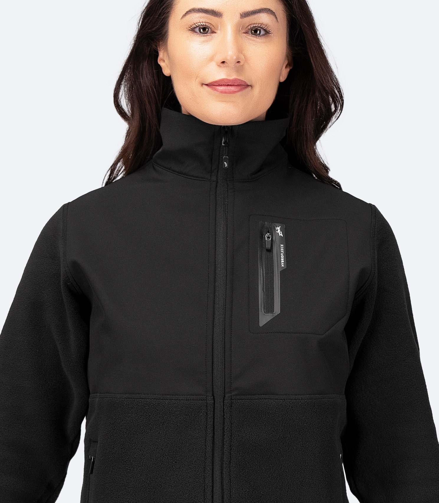 Womens Hybrid Fleece Jacket - Image 2