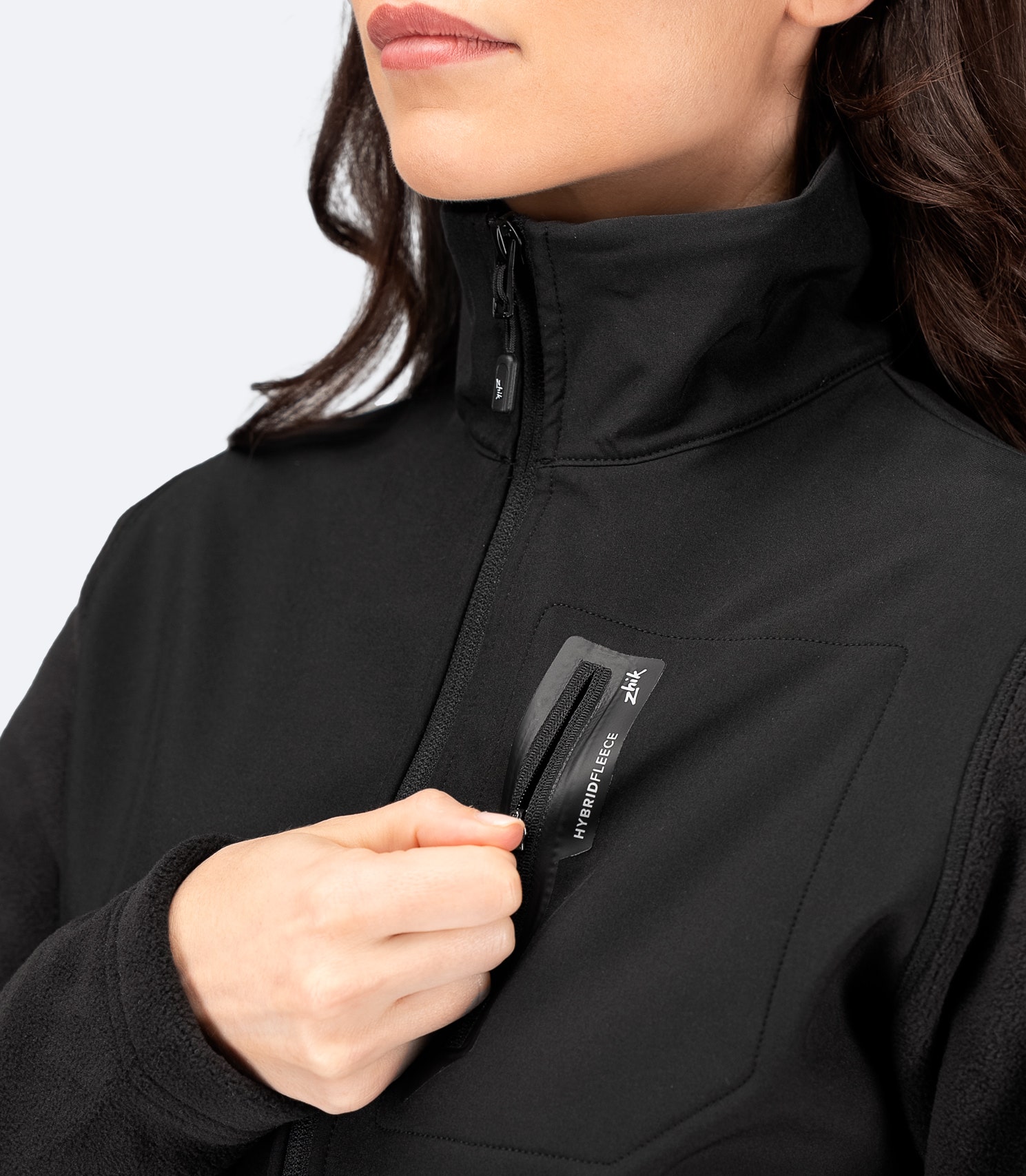 Womens Hybrid Fleece Jacket - Image 3