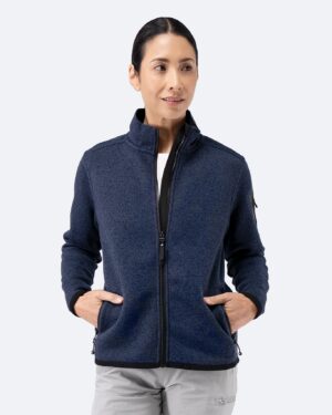 Womens Knit Fleece Jacket